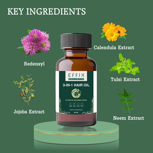 3 in 1 Hair Oil - 50ML