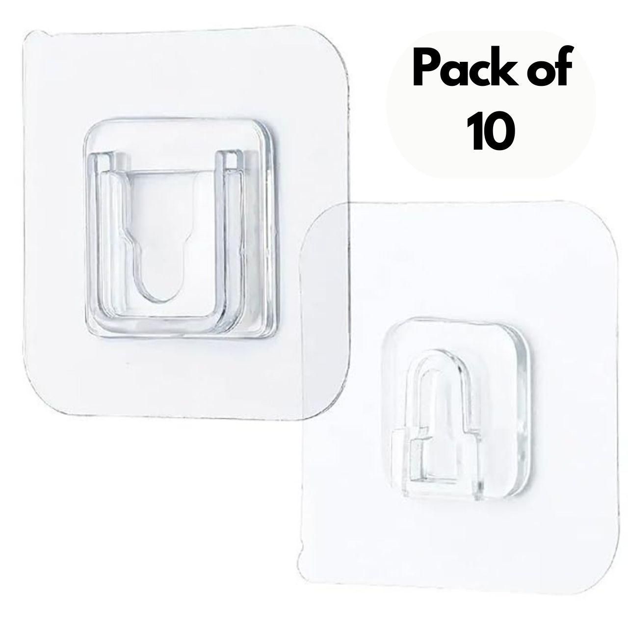 Waterproof Stick Hooks Pack of 10